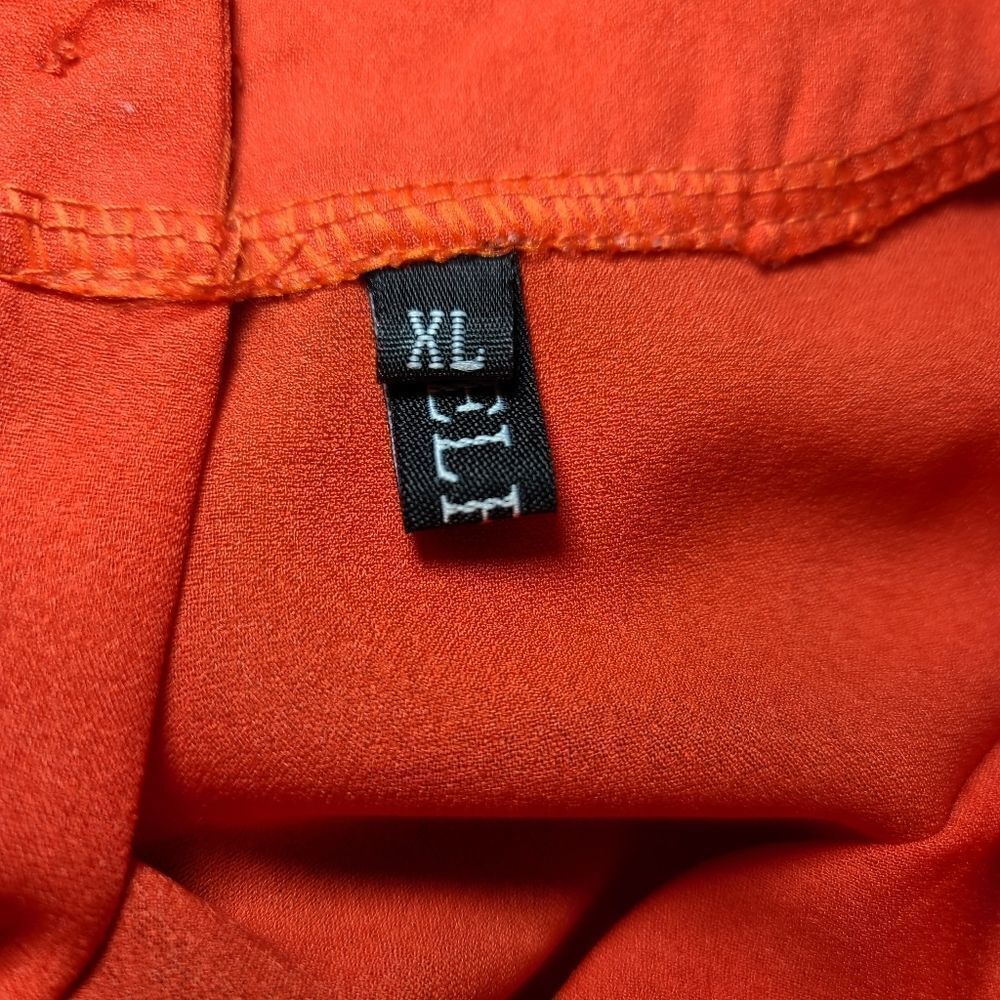 Elfin Orange Back Slit Top - Picture 9 of 9